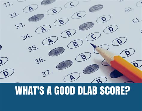 d-lab test|whats a good dlab score.